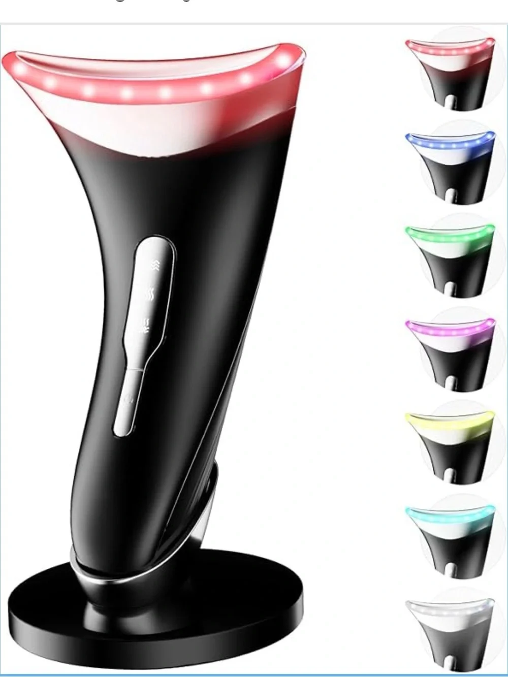 LED Color Therapy Facial Device - Black NWT